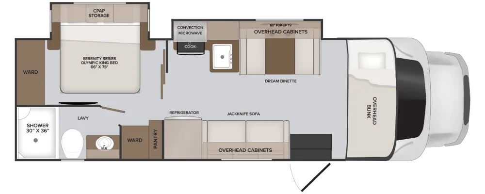 2026 Holiday Rambler Incline 32AW floor plan