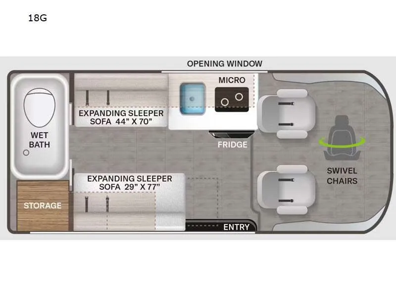 2025 Thor Motor Coach Rize 18G - Photo 3