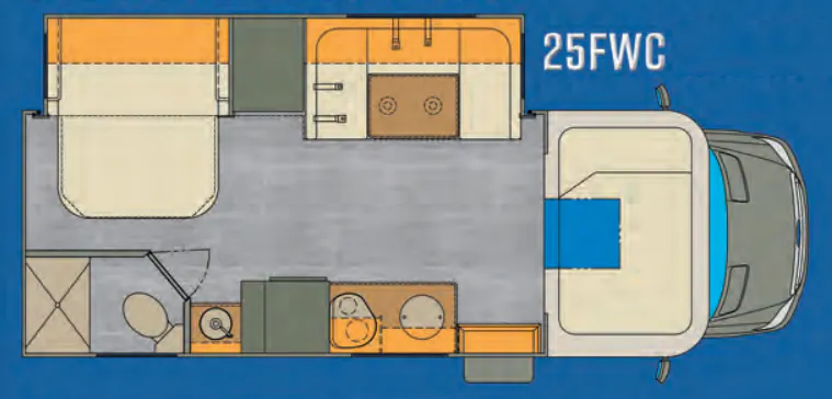 2020 Renegade RV Vienna 25FWC floor plan