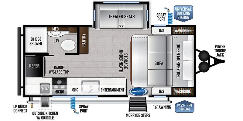 East to West Silver Lake 18MMB floor plan