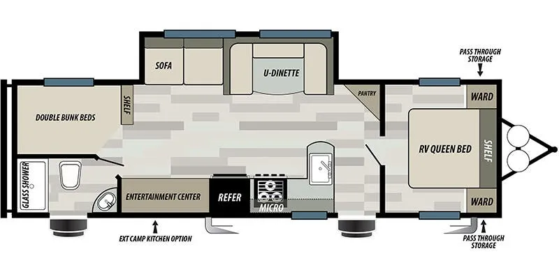 Forest River Sonoma 2901BH floor plan