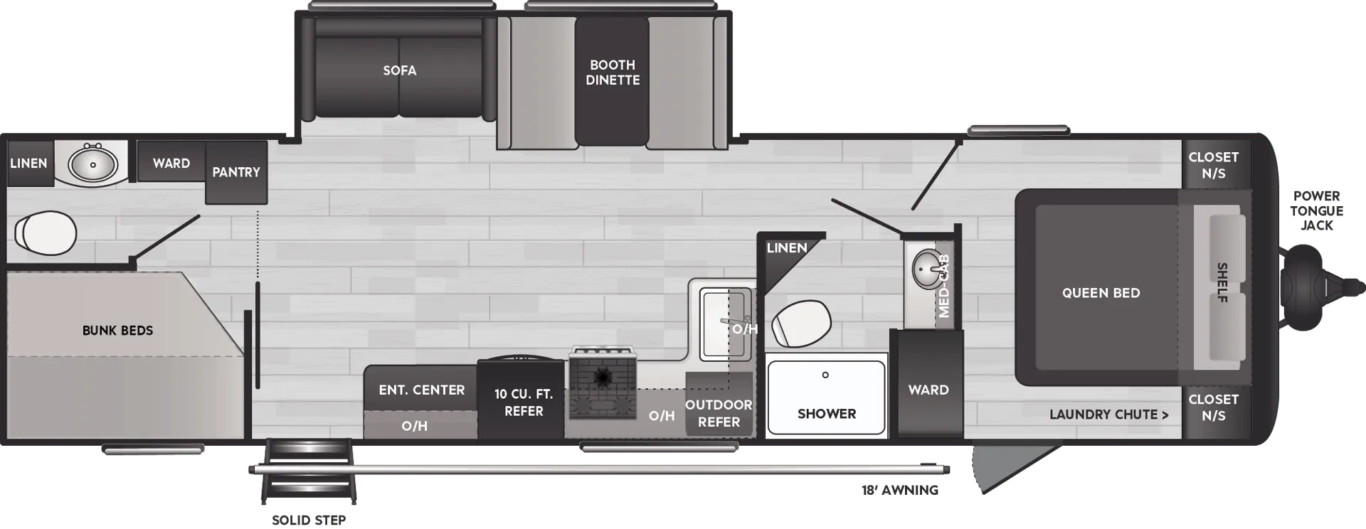 2024 Keystone Springdale 310DB - Floor plan