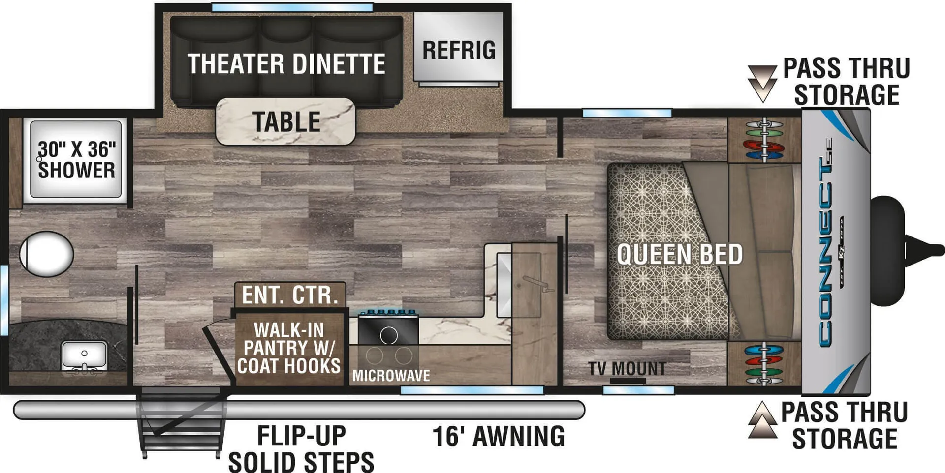 K-Z Connect SE C221RBSE floor plan