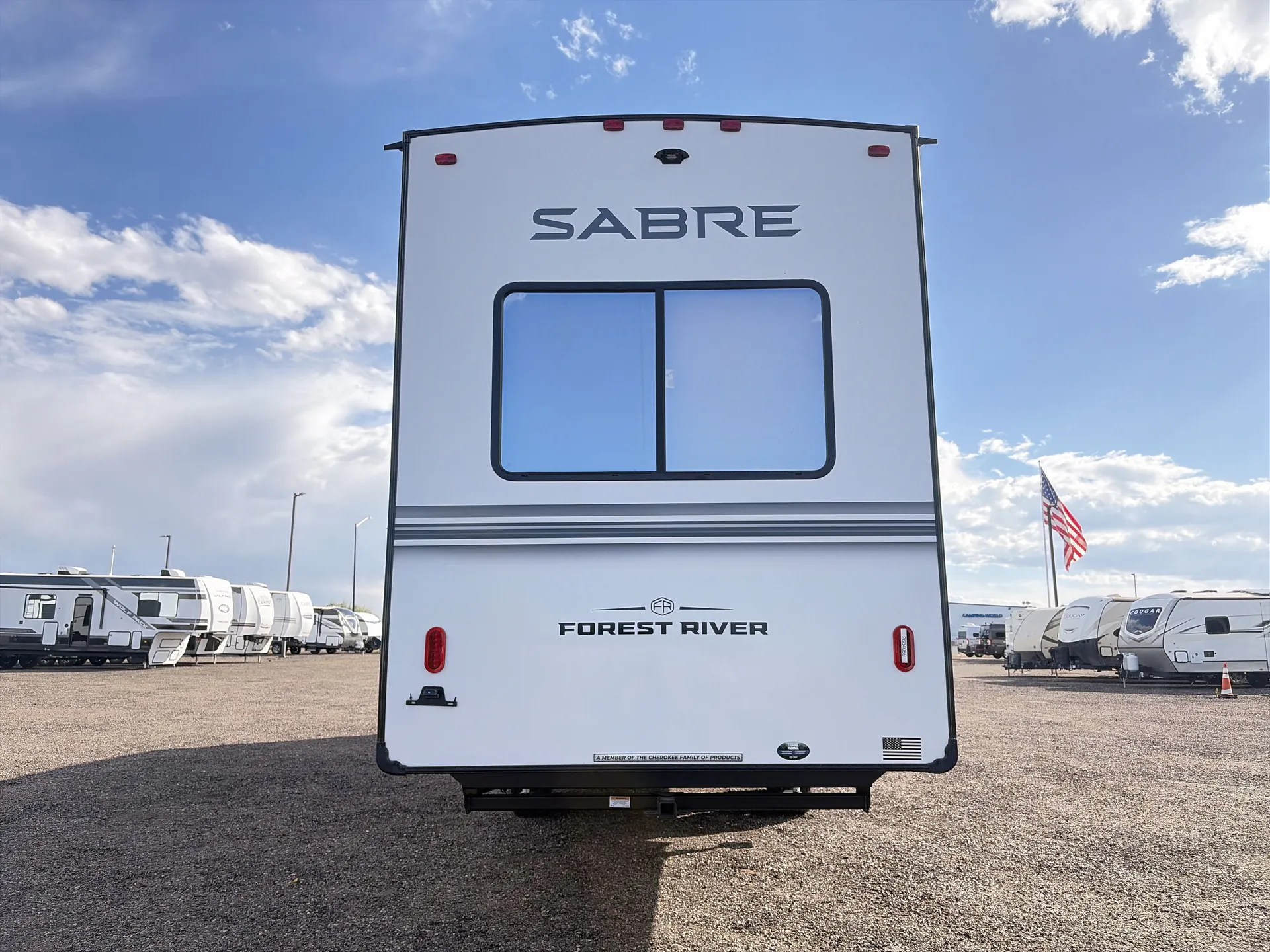 2027 Forest River Sabre 36EST — backside