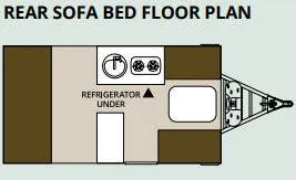 Aliner Classic Rear Sofa floor plan