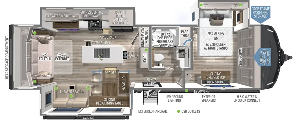 2027 Brinkley Model Z AIR 310 floor plan