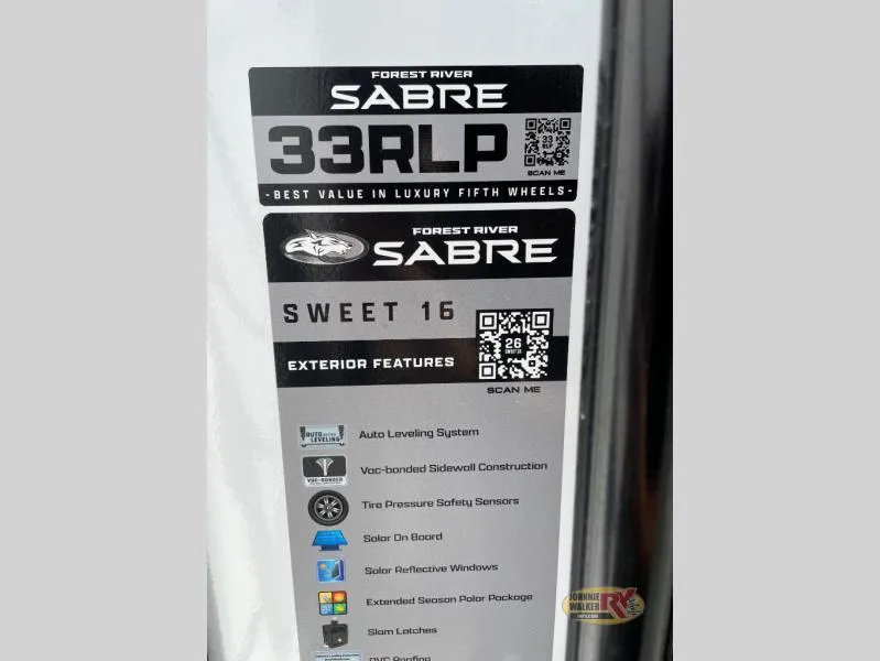 2026 Forest River Sabre 33RLP - Photo 3