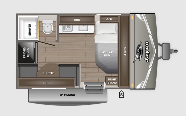 Jayco Jay Flight Sport Edition 130RDW floor plan
