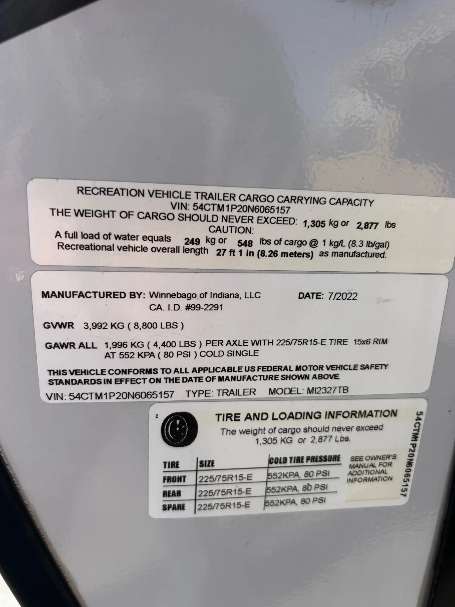 2022 Winnebago Minnie 2327TB - Photo 3