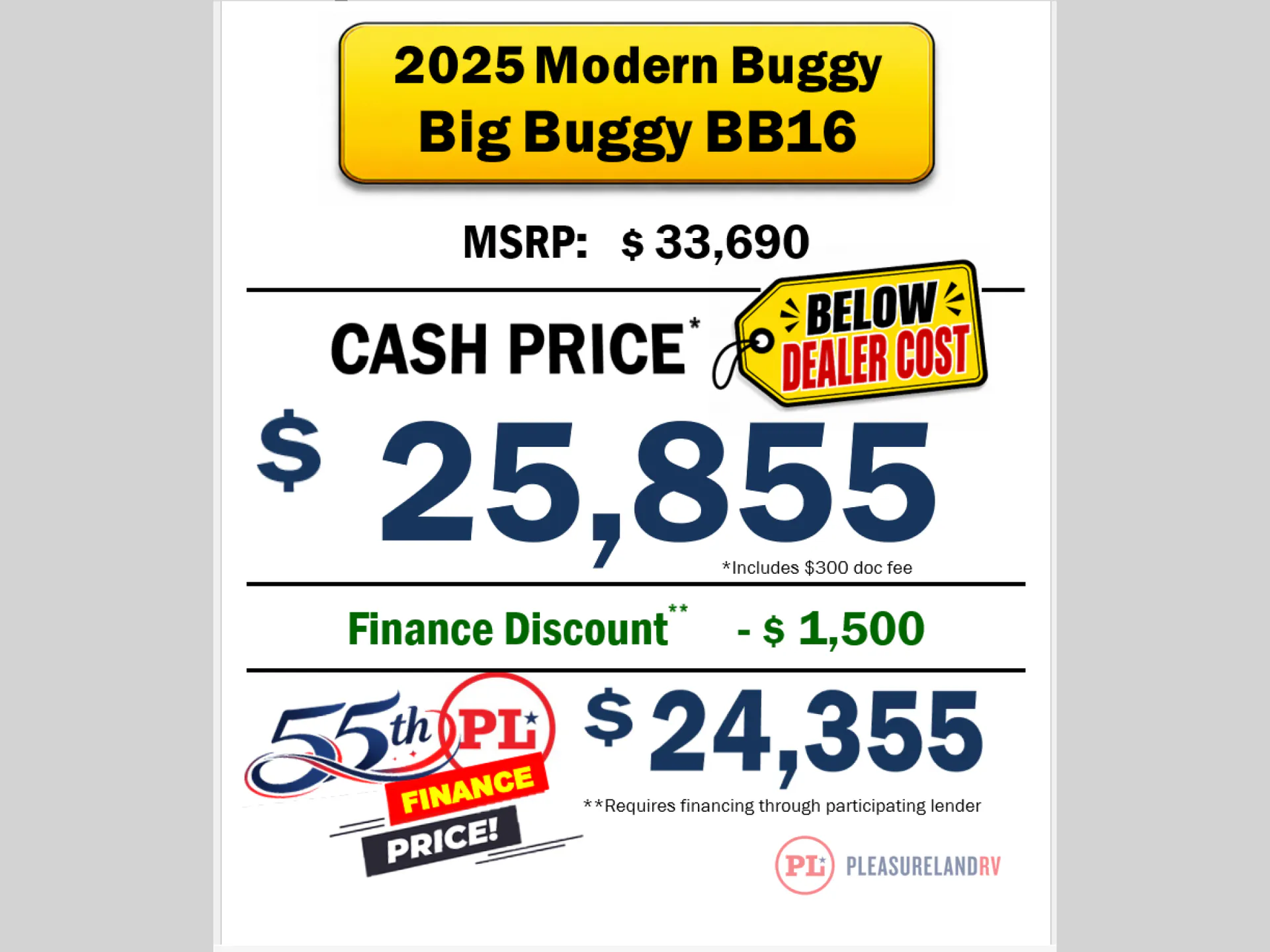 2025 Modern Buggy RV Big Buggy BB16 - Photo 3