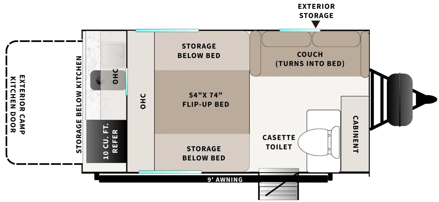 Wayfinder Go Beyond LTD 1300RK floor plan