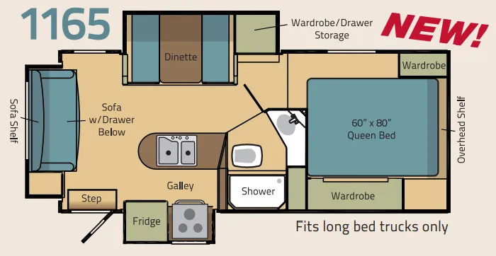 Adventurer Eagle Cap 1165 floor plan