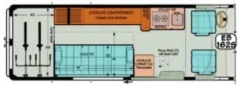 Sportsmobile Promaster 162S floor plan