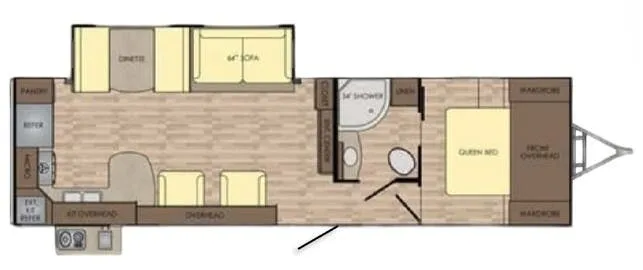 CrossRoads Sunset Trail Super Lite 291RK floor plan