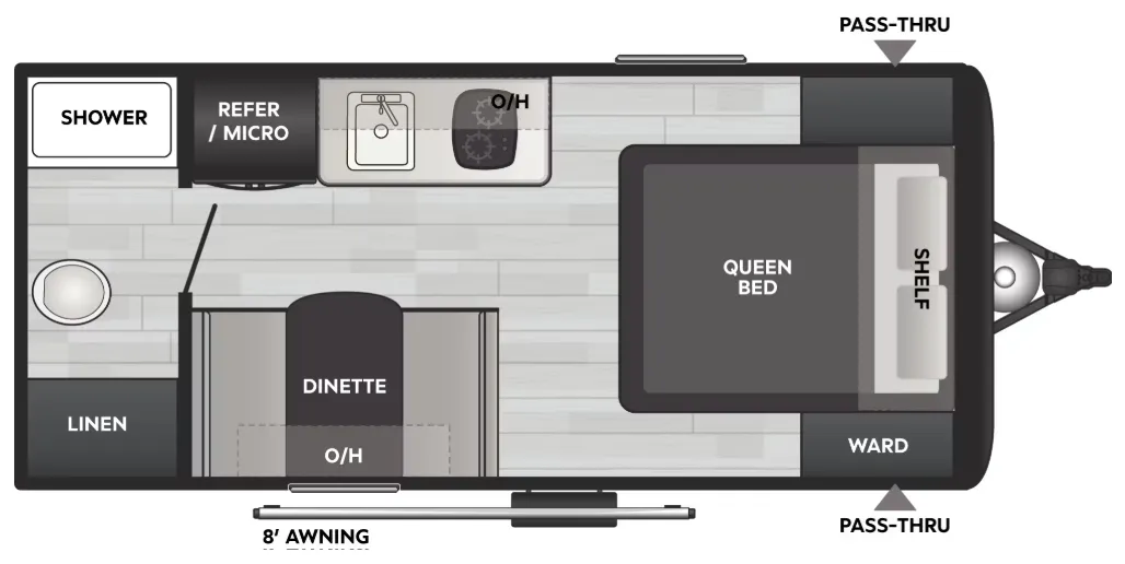 Keystone Coleman 17R floor plan