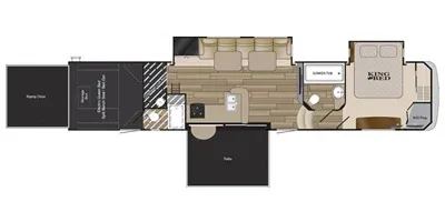 2015 Heartland Cyclone 4200 - Floor plan