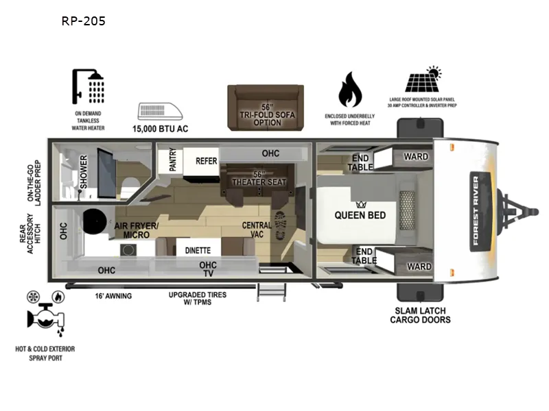 2026 Forest River R-Pod RP-205 - Photo 3