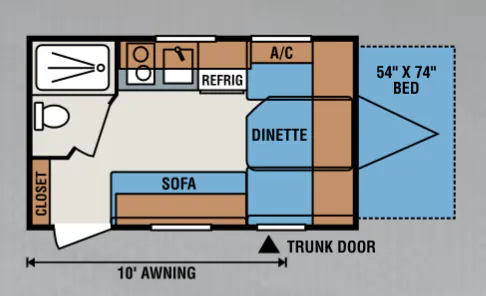 K-Z Spree Escape E14RBT floor plan