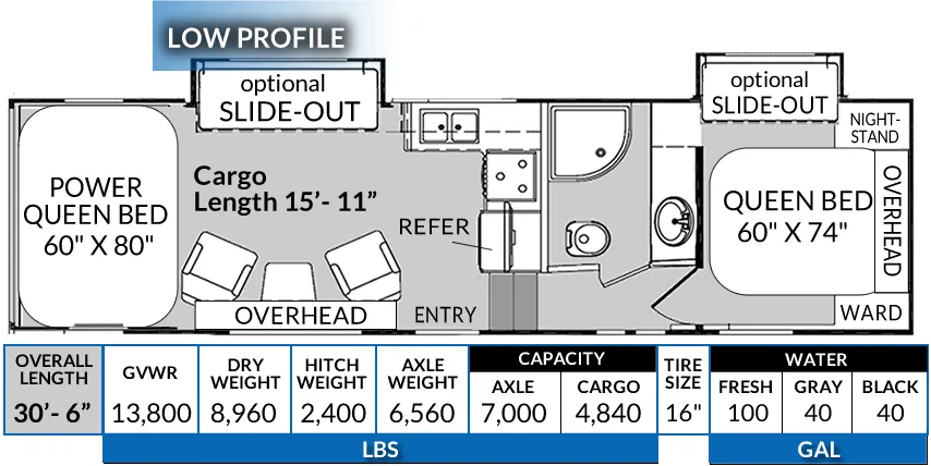 Genesis Supreme Vortex 2815V floor plan