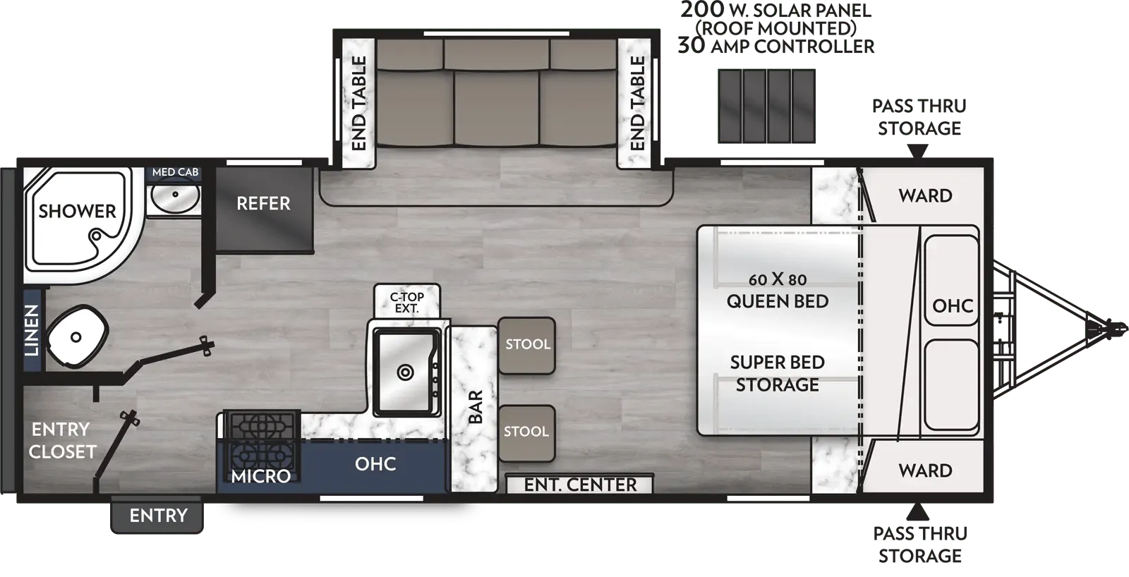 2023 Coachmen Apex 211RBS - Floor plan