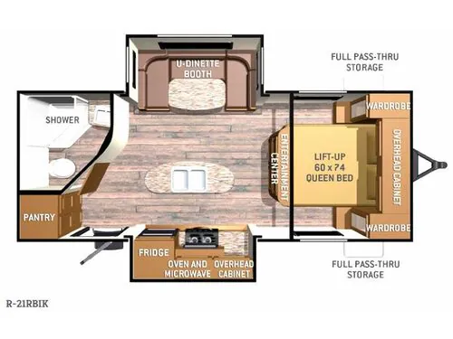 2015 Cruiser RV Radiance 21RBIK - Photo 3