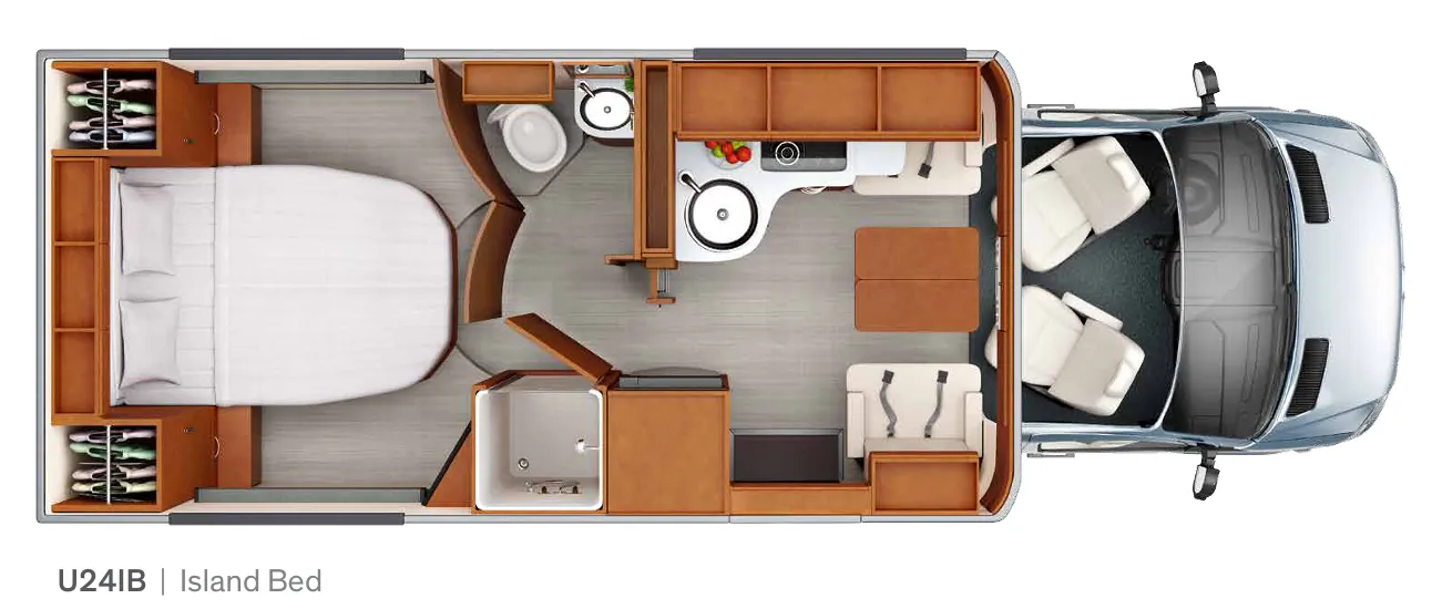 Leisure Travel Unity U24IB floor plan