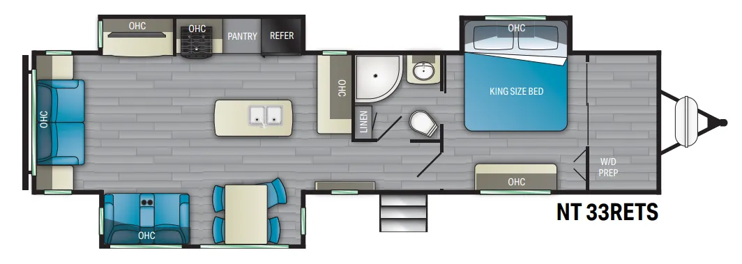 Heartland North Trail 33RETS floor plan
