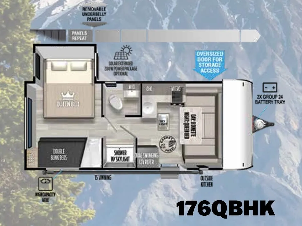 Forest River Salem FSX 176QBHK exterior
