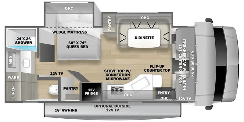 Forest River Forester Classic 2441DS floor plan