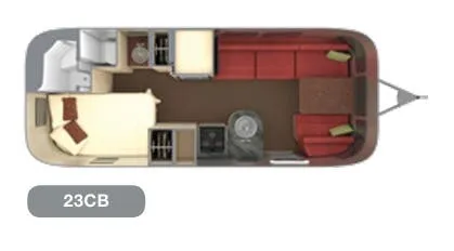 Airstream International Serenity 23CB floor plan