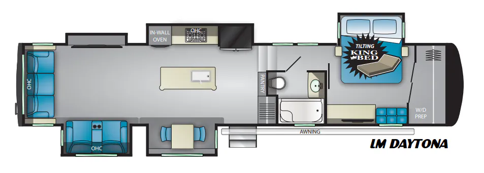 Heartland Landmark LM Daytona floor plan