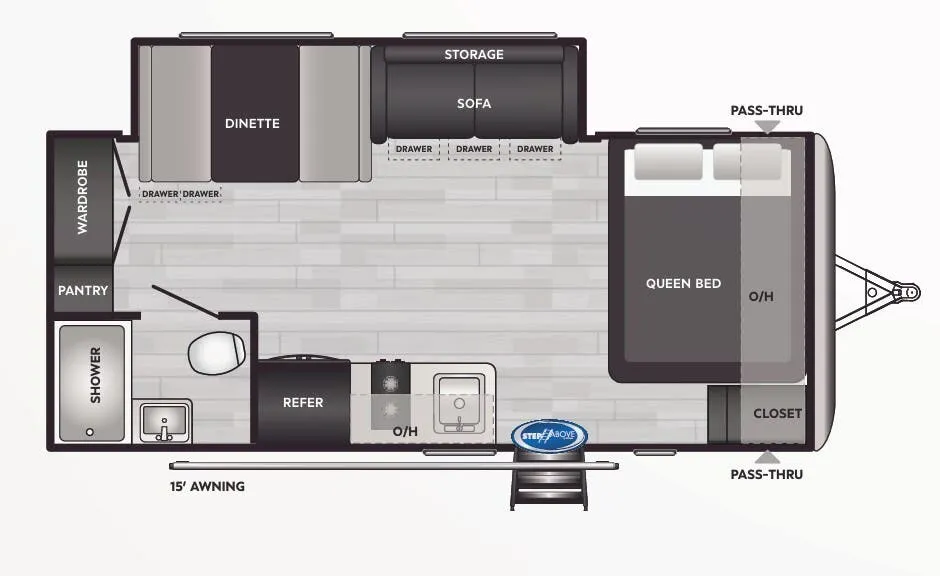 Keystone Springdale Mini 1860SS floor plan
