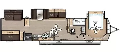 Coachmen Catalina Destination 40BHTS floor plan
