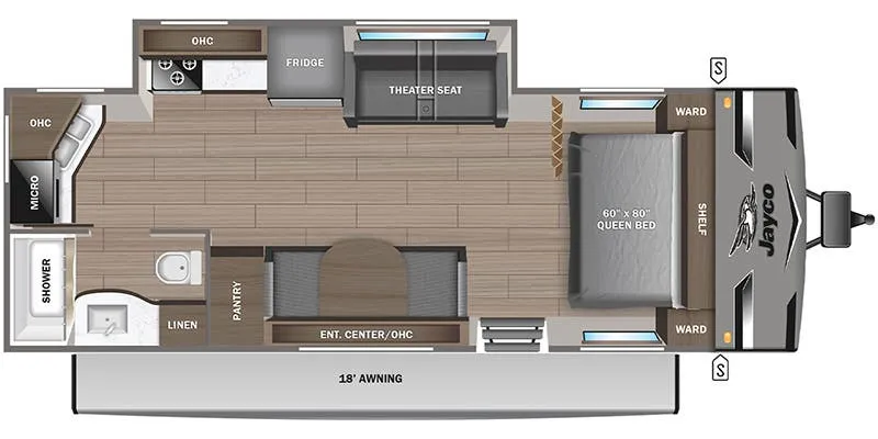 2024 Jayco Jay Flight 225MLS floor plan