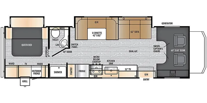 East to West Entrada 2950OK floor plan