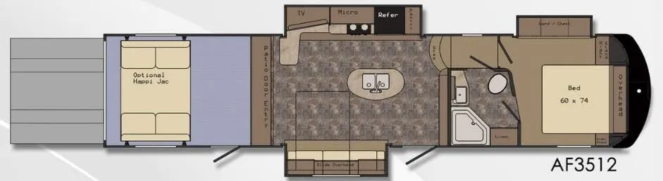 CrossRoads Altitude AF3512 floor plan