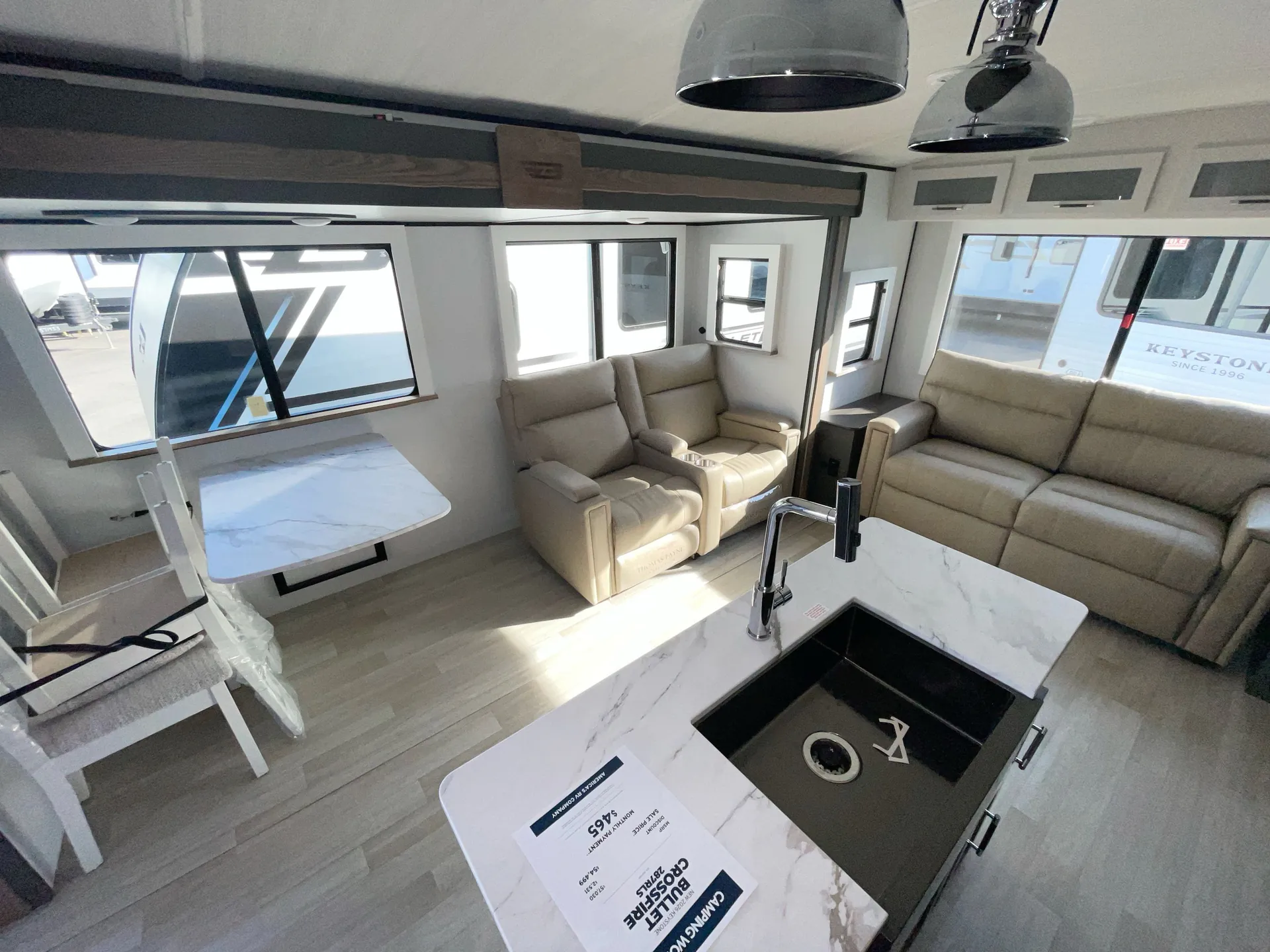 2026 Keystone Bullet Crossfire 287RLS — living area main