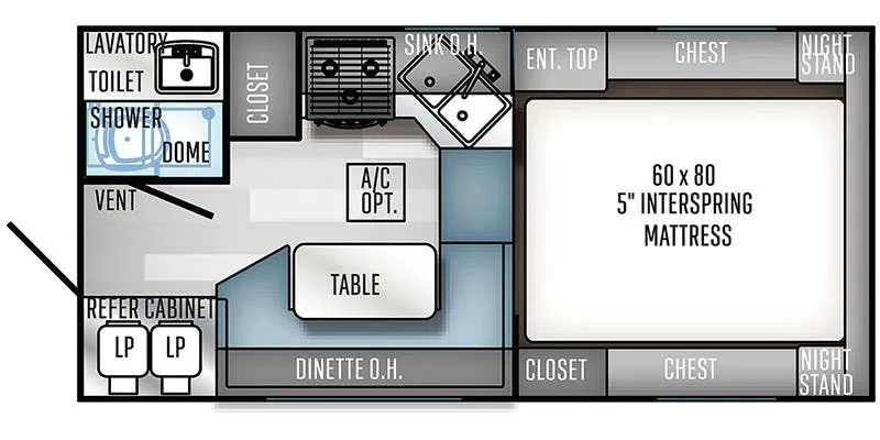 Palomino Real-Lite HS-1806 floor plan