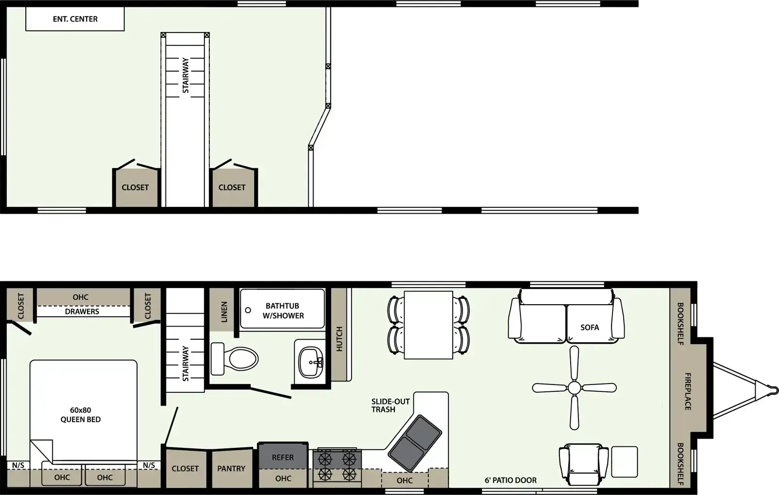 Forest River Quailridge 39FLML floor plan
