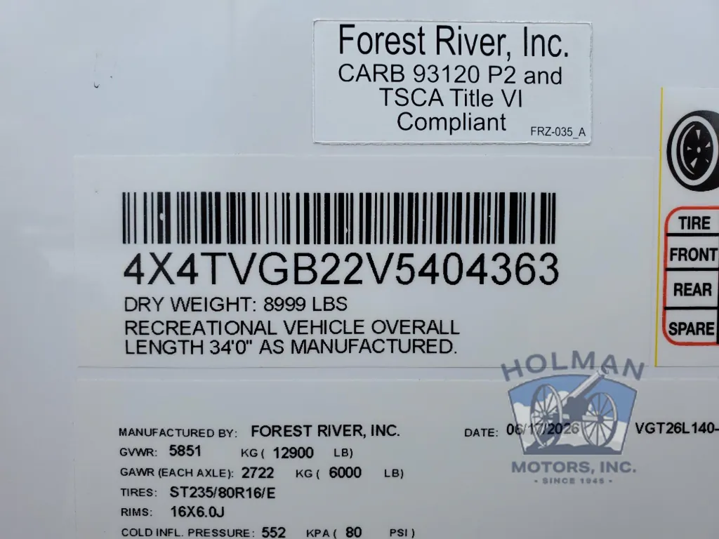 2027 Forest River Vengeance Rogue Armored 26L140, Photos photo 21