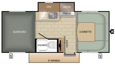 Starcraft Comet 16KS floor plan