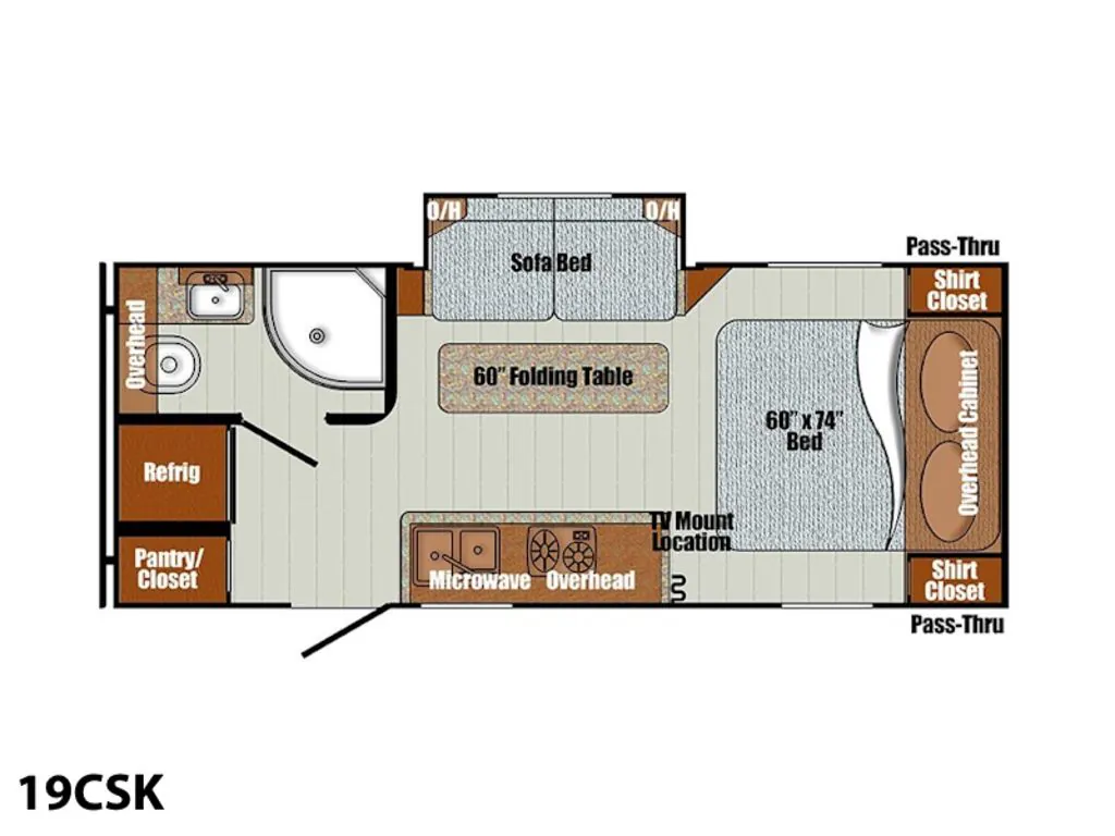 2025 Gulf Stream Vista Cruiser 19CSK - Photo 3