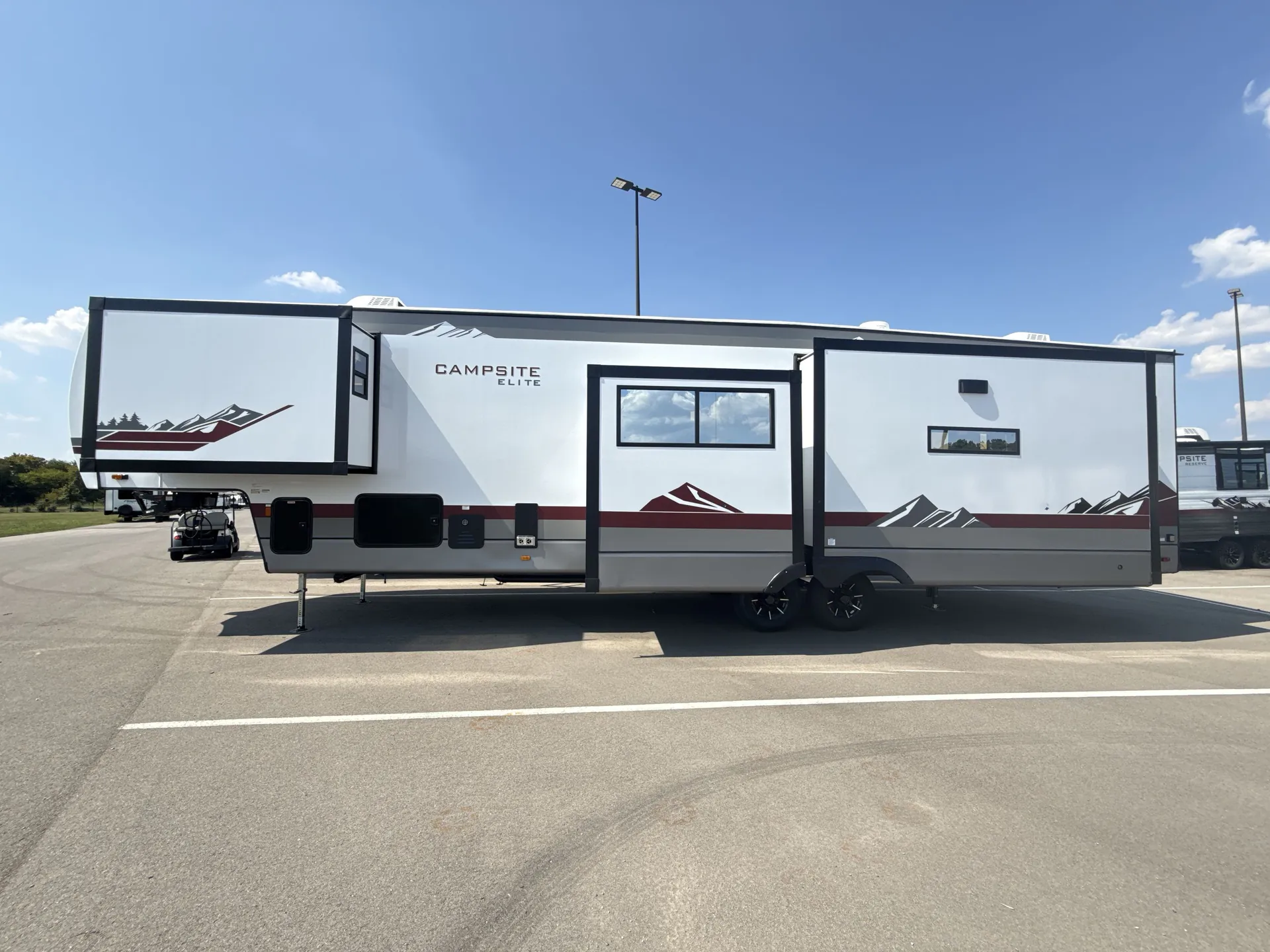 2027 Forest River Campsite Elite 36RF — off campside
