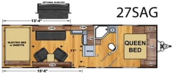 Eclipse Attitude 27SAG floor plan