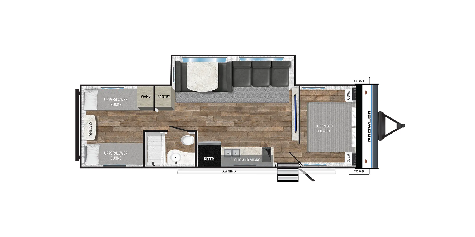 2025 Heartland Prowler Lynx 3005QBX - Floor plan