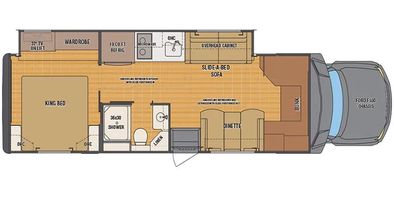 Renegade RV Veracruz 35FWS floor plan
