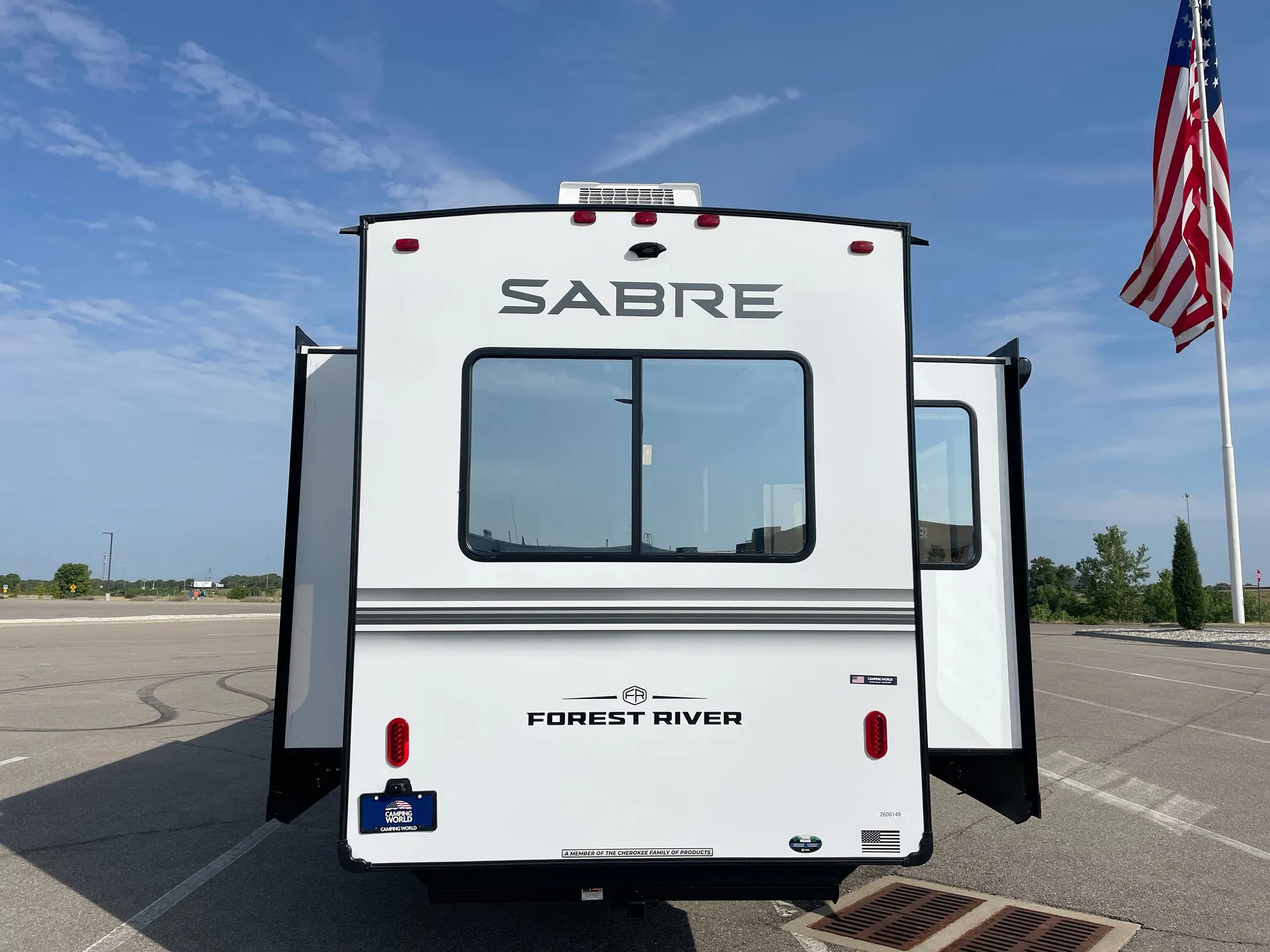 2027 Forest River Sabre 36FLX — backside