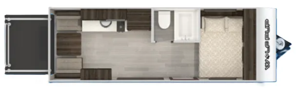 Forest River Cherokee Wolf Pup 18RJB floor plan