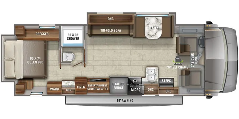 2019 Jayco Greyhawk 30Z floor plan