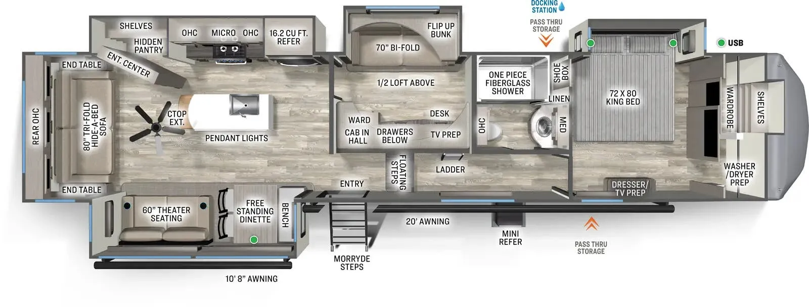Forest River Sierra 4003MB floor plan
